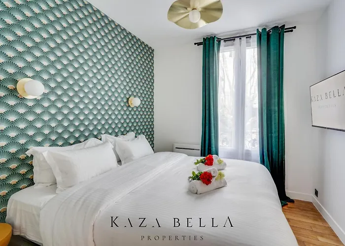 Kaza Bella - Maisons Alfort 8 Modern Large Apartment